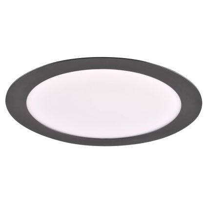 LED indbygningslampe RIGEL LED/14W/230V 4000K diameter 22 cm sort