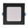 LED indbygningslampe RIGEL LED/4,8W/230V 4000K 11,8x11,8 cm sort