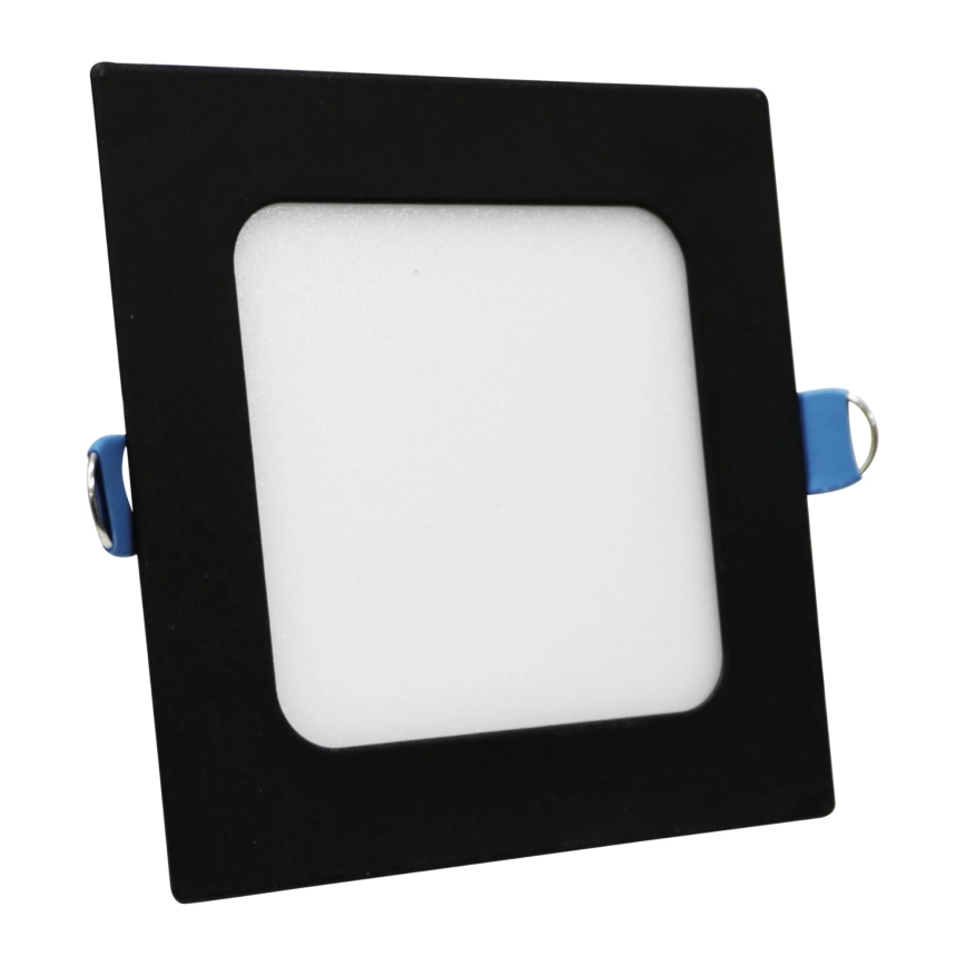 LED indbygningslampe RIGEL LED/4,8W/230V 4000K 11,8x11,8 cm sort
