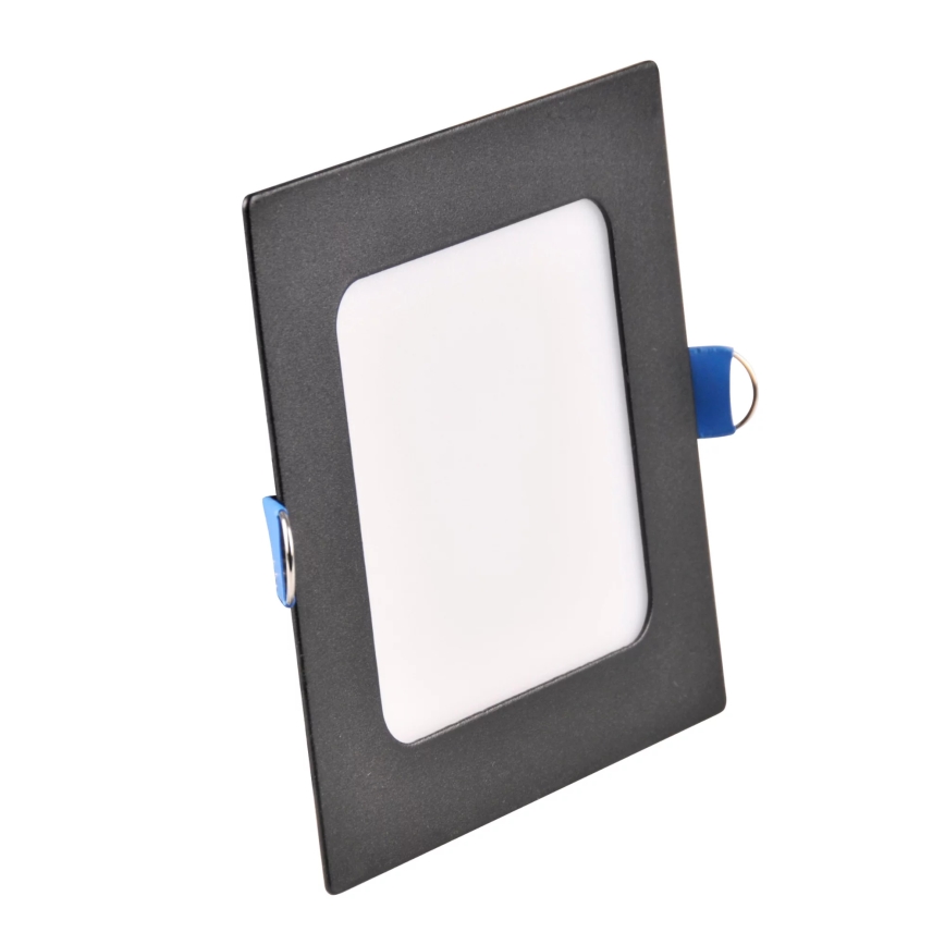 LED indbygningslampe RIGEL LED/4,8W/230V 4000K 11,8x11,8 cm sort