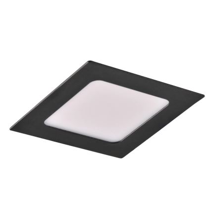 LED indbygningslampe RIGEL LED/4,8W/230V 4000K 11,8x11,8 cm sort