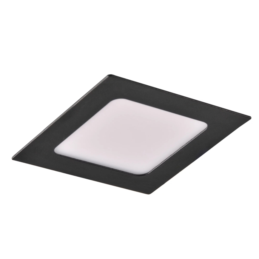 LED indbygningslampe RIGEL LED/4,8W/230V 4000K 11,8x11,8 cm sort