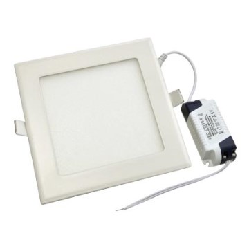 LED indbygningslampe RIKI-V LED/12W/230V 175x175 mm IP40