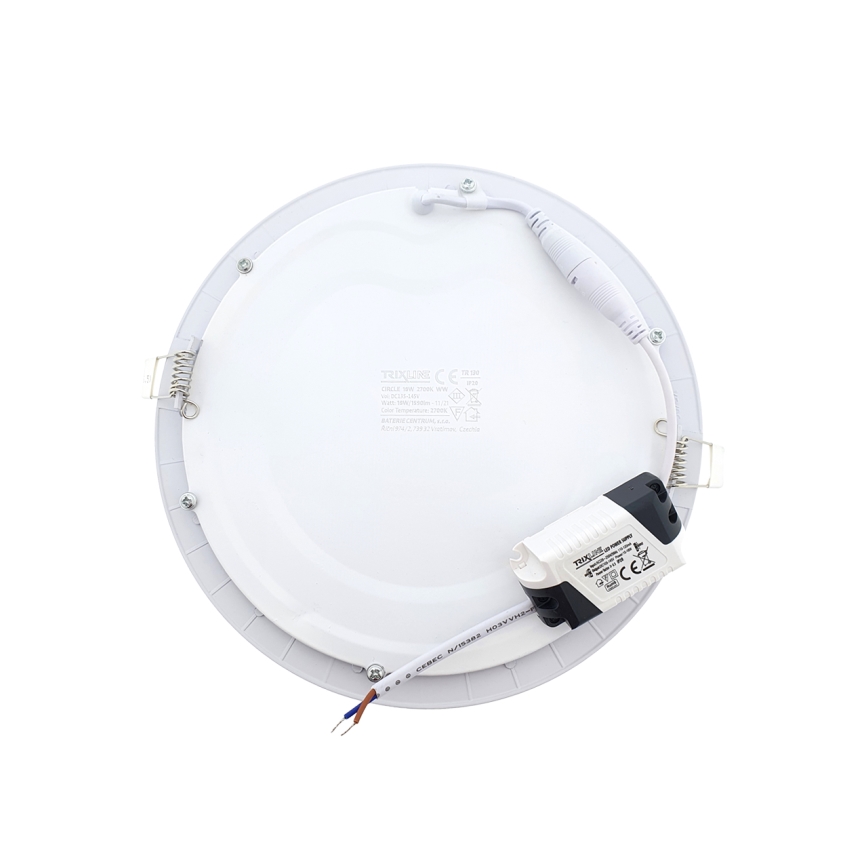 LED indbygningslampe ROUND LED/18W/230V 2700K