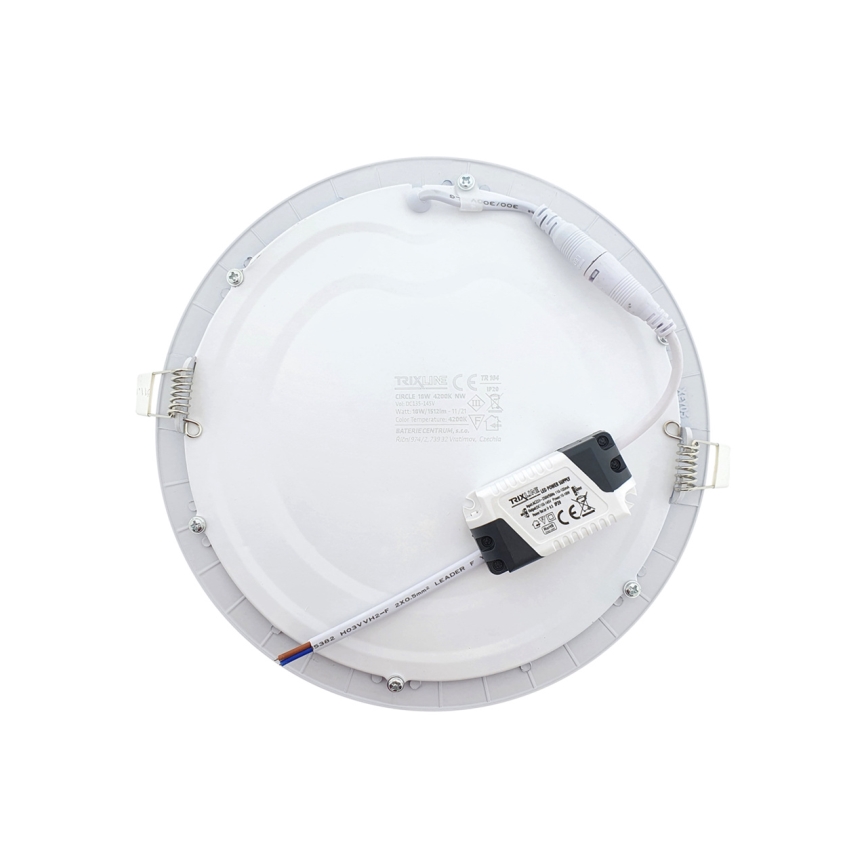 LED indbygningslampe ROUND LED/18W/230V 4200K