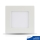 LED indbygningslampe SAMSUNG CHIP LED/12W/230V 6400K firkantet