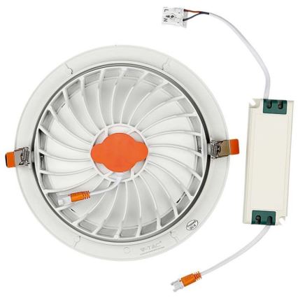 LED indbygningslampe SAMSUNG CHIP LED/20W/230V 3000K