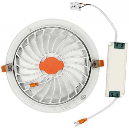 LED indbygningslampe SAMSUNG CHIP LED/20W/230V 6400K