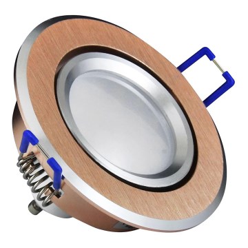 LED indbygningslampe SOL OLAL 1xGU10/3,5W/230V 3000K diameter 8,4 cm guldfarvet