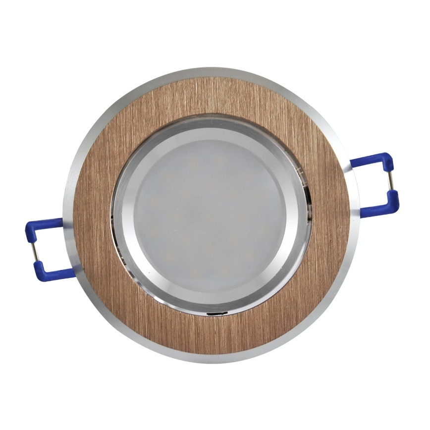 LED indbygningslampe SOL OLAL 1xGU10/3,5W/230V 3000K diameter 8,4 cm guldfarvet