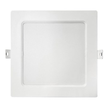 LED indbygningslampe SQUARE LED/12W/230V 4000K 17x17 cm hvid