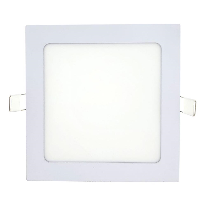 LED indbygningslampe SQUARE LED/12W/230V 4200K 16,8x16,8 cm hvid