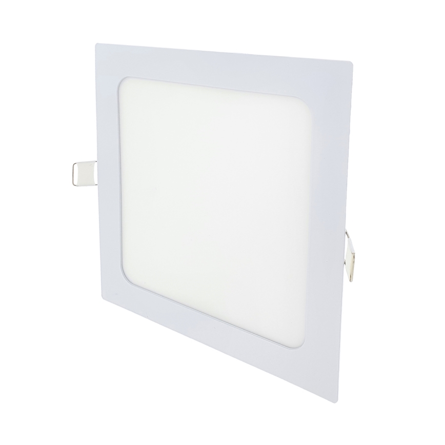 LED indbygningslampe SQUARE LED/15W/230V 4200K 18,8x18,8 cm hvid