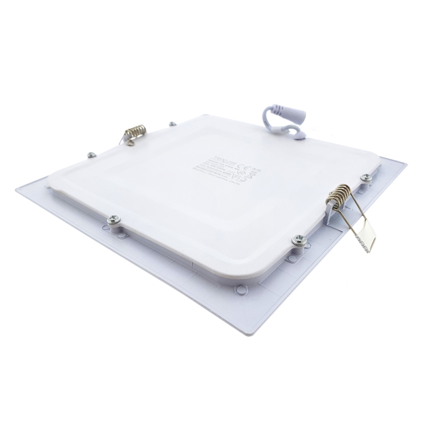 LED indbygningslampe SQUARE LED/15W/230V 4200K 18,8x18,8 cm hvid