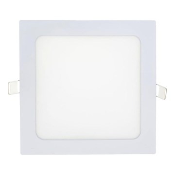 LED indbygningslampe SQUARE LED/15W/230V 6500K 18,8x18,8 cm hvid