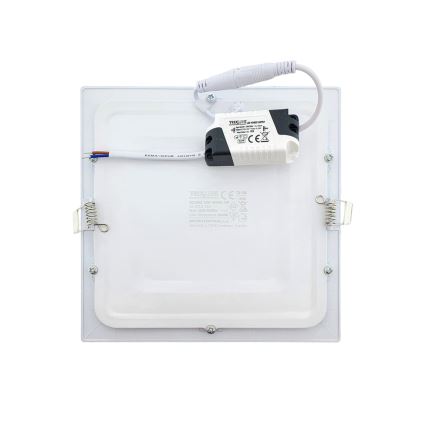 LED indbygningslampe SQUARE LED/15W/230V 6500K 18,8x18,8 cm hvid