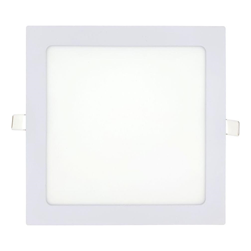 LED indbygningslampe SQUARE LED/18W/230V 2700K 22x22 cm hvid