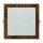 LED indbygningslampe SQUARE LED/18W/230V 4200K 22x22 cm brun