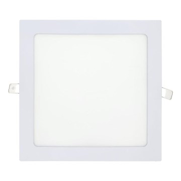 LED indbygningslampe SQUARE LED/18W/230V 4200K 22x22 cm hvid