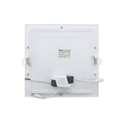 LED indbygningslampe SQUARE LED/18W/230V 4200K 22x22 cm hvid