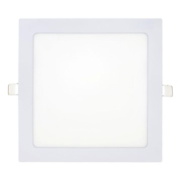 LED indbygningslampe SQUARE LED/18W/230V 6500K 22x22 cm hvid