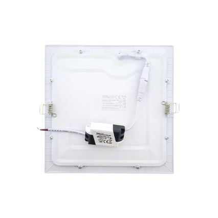 LED indbygningslampe SQUARE LED/18W/230V 6500K 22x22 cm hvid