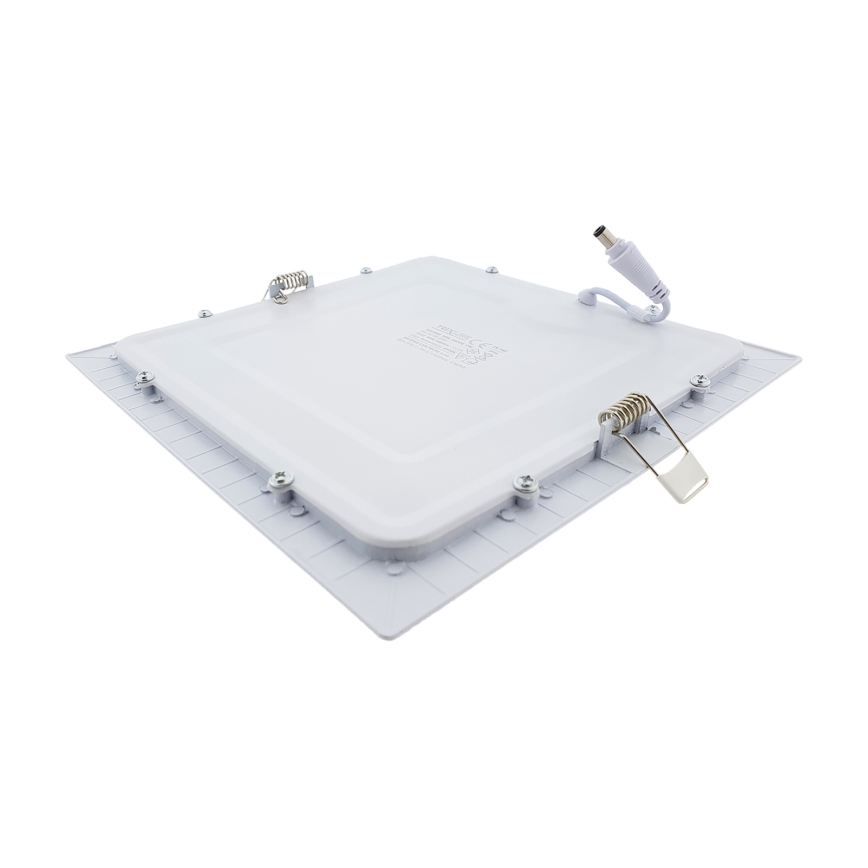 LED indbygningslampe SQUARE LED/18W/230V 6500K 22x22 cm hvid