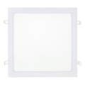 LED indbygningslampe SQUARE LED/24W/230V 4200K 29,2x29,2 cm hvid