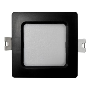 LED indbygningslampe SQUARE LED/3W/230V 4000K 9x9 cm sort