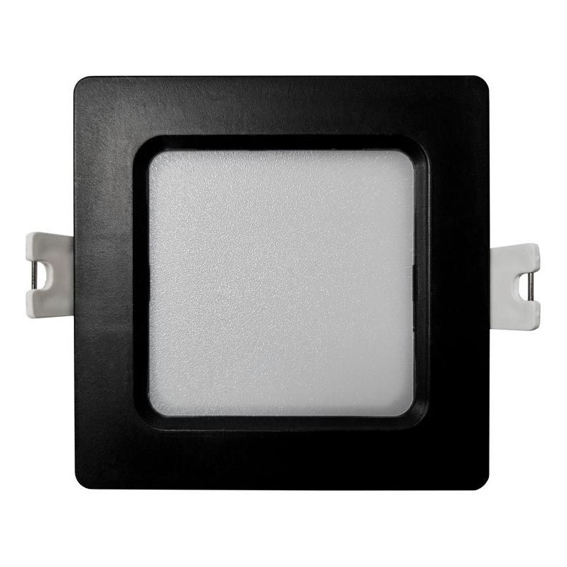 LED indbygningslampe SQUARE LED/3W/230V 4000K 9x9 cm sort