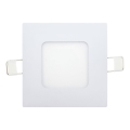 LED indbygningslampe SQUARE LED/3W/230V 4200K 8,3x8,3 cm hvid