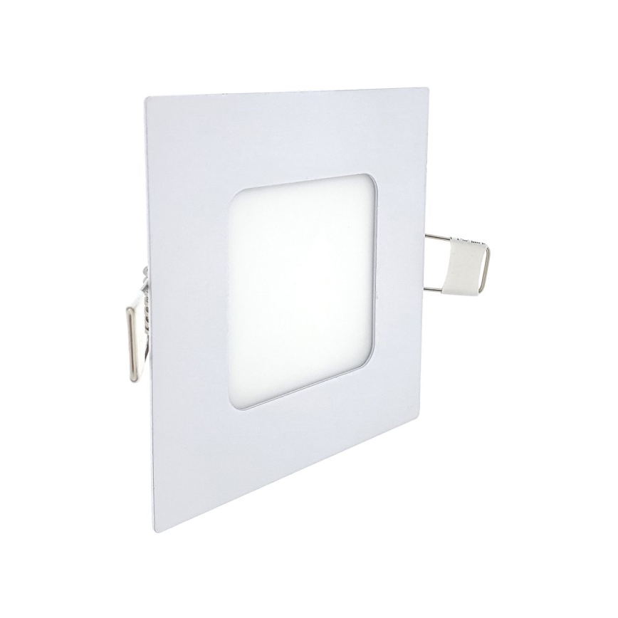 LED indbygningslampe SQUARE LED/3W/230V 4200K 8,3x8,3 cm hvid