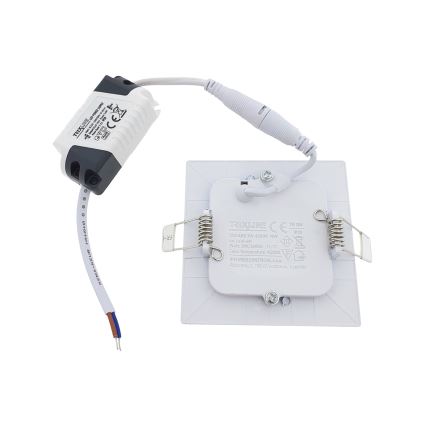 LED indbygningslampe SQUARE LED/3W/230V 4200K 8,3x8,3 cm hvid