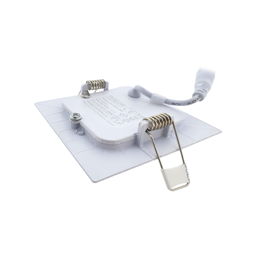 LED indbygningslampe SQUARE LED/3W/230V 4200K 8,3x8,3 cm hvid