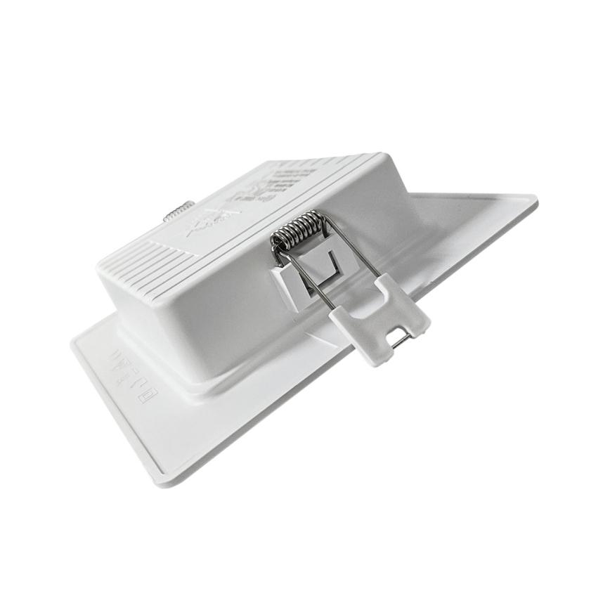 LED indbygningslampe SQUARE LED/6W/230V 4000K 12x12 cm hvid