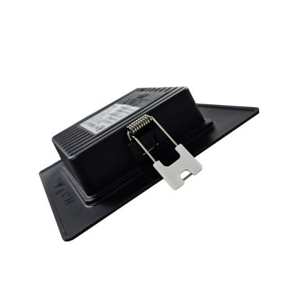 LED indbygningslampe SQUARE LED/6W/230V 4000K 12x12 cm sort