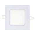 LED indbygningslampe SQUARE LED/6W/230V 4200K 11,8x11,8 cm hvid