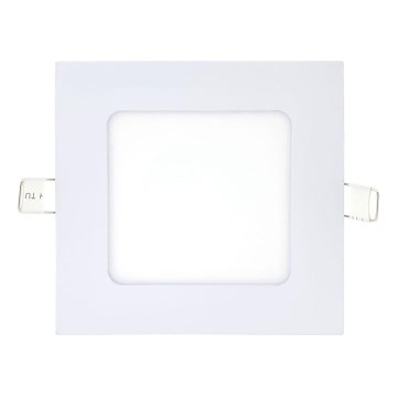 LED indbygningslampe SQUARE LED/6W/230V 6500K 11,8x11,8 cm hvid
