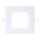 LED indbygningslampe SQUARE LED/6W/230V 6500K 11,8x11,8 cm hvid