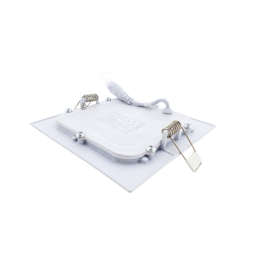LED indbygningslampe SQUARE LED/6W/230V 6500K 11,8x11,8 cm hvid