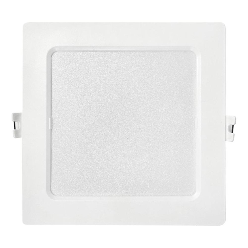 LED indbygningslampe SQUARE LED/9W/230V 4000K 14,5x14,5 cm hvid