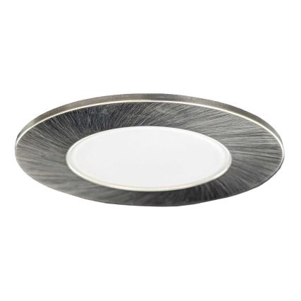 LED indbygningslampe til badeværelse BONO LED/5W/230V 4000K IP65 skinnende krom