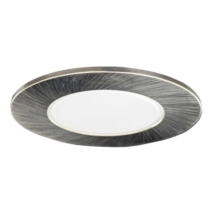 LED indbygningslampe til badeværelse BONO LED/5W/230V 4000K IP65 skinnende krom