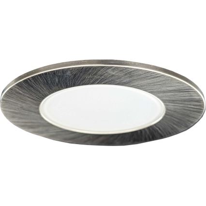 LED indbygningslampe til badeværelse BONO LED/8W/230V 3000K IP65 skinnende krom