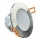 LED indbygningslampe til badeværelse BONO LED/8W/230V 3000K IP65 skinnende krom