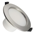 LED indbygningslampe til badeværelse LED/10W/230V 4000K sølv IP44