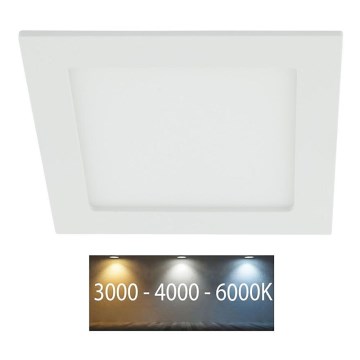 LED indbygningslampe til badeværelse LED/12W/230V 3000/4000/6000K IP44