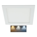 LED indbygningslampe til badeværelse LED/24W/230V 3000/4000/6000K IP44