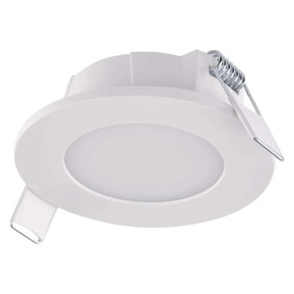 LED indbygningslampe til badeværelse LORI LED/4,5W/230V IP65 2700/4000K diameter 8,5 cm hvid