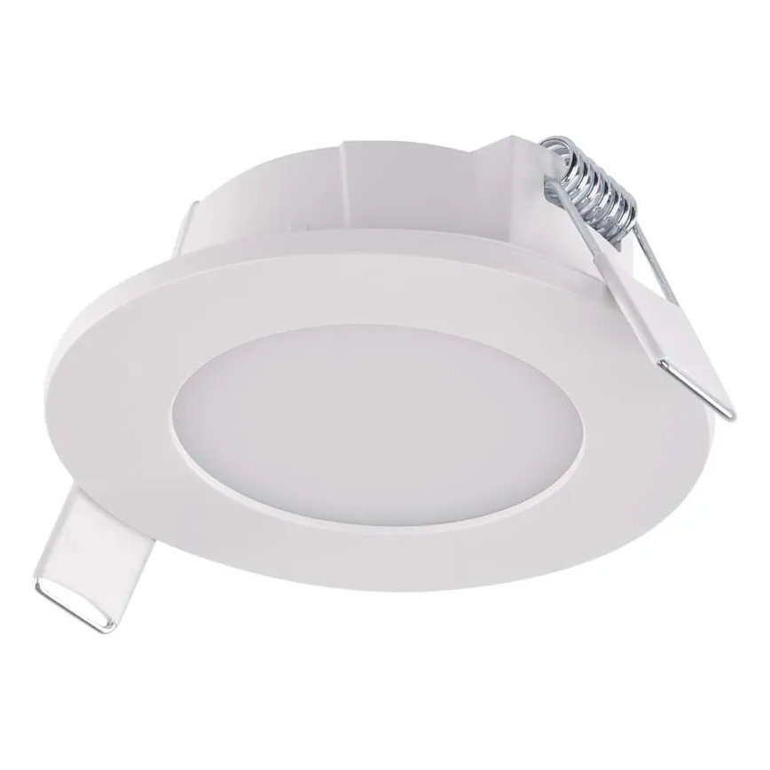 LED indbygningslampe til badeværelse LORI LED/4,5W/230V IP65 2700/4000K diameter 8,5 cm hvid